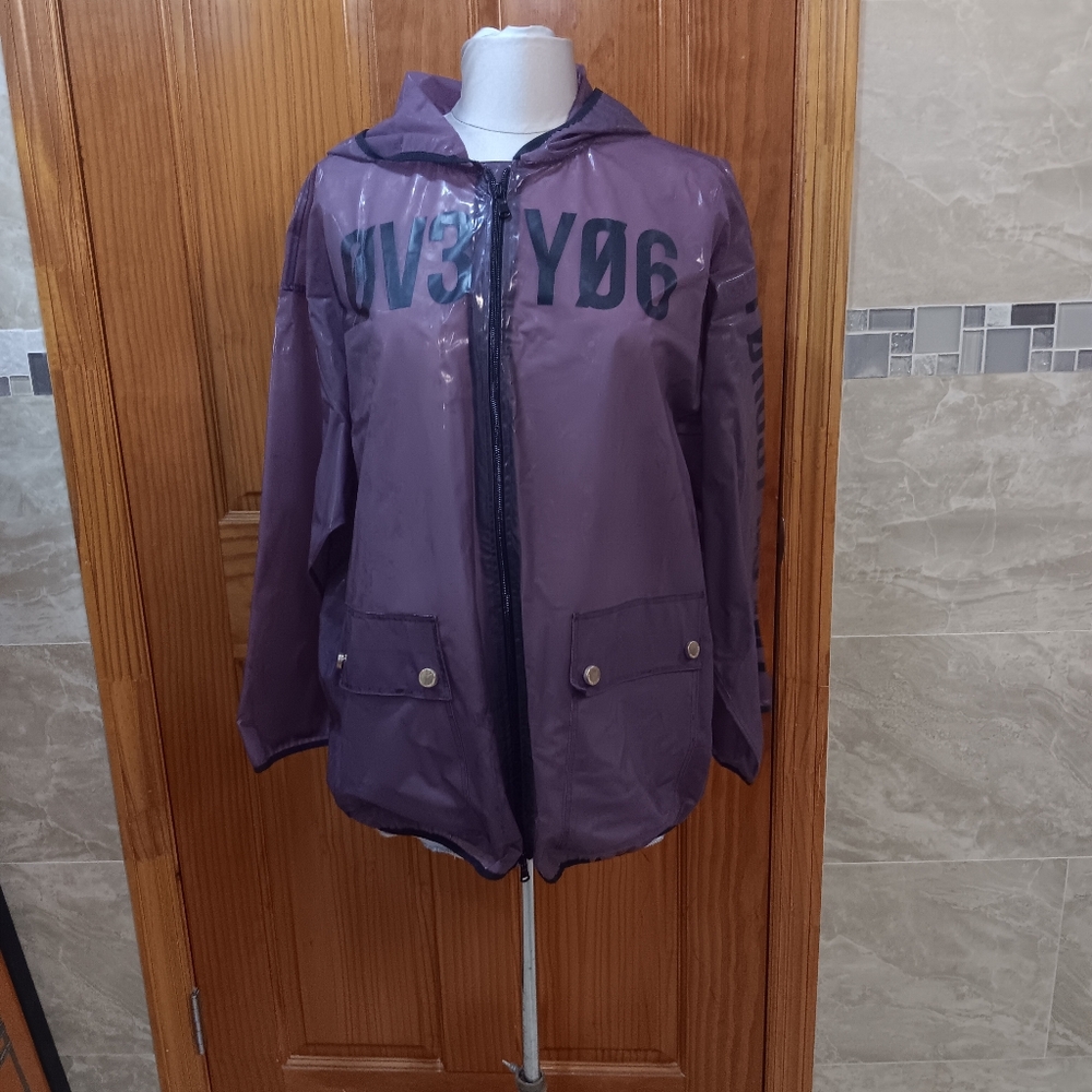 Red Valentino Purple Rain Jacket Size 40